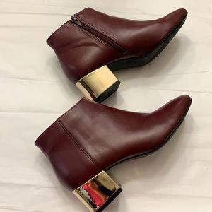Marc New York burgundy ankle boots Size 7